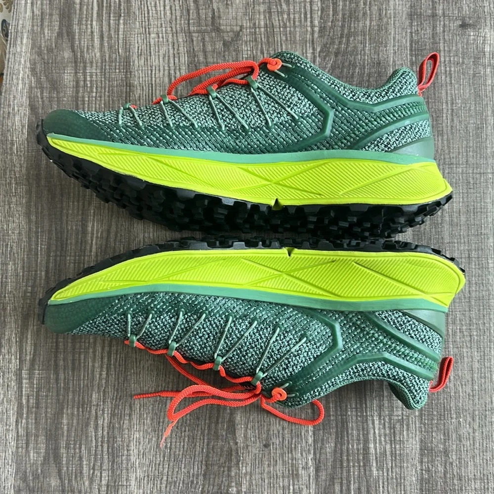 Salewa Women’s Dropline Shoes Hiking Running Sneakers‎ Outdoors Green/Coral 8.5